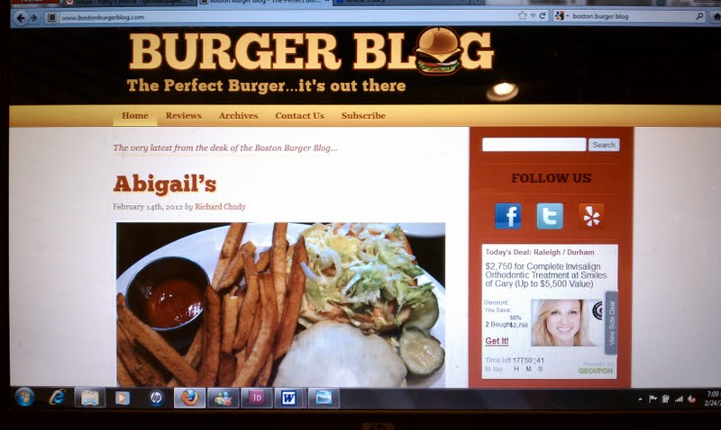 "burgetr blog" website homepage