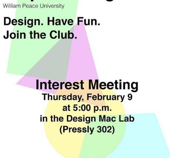 WPU Graphic Design Club poster